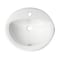 Alfi Brand ALFI brand ABC802 White 21" Round Drop In Ceramic Sink with Faucet Hole ABC802 - alternate 7